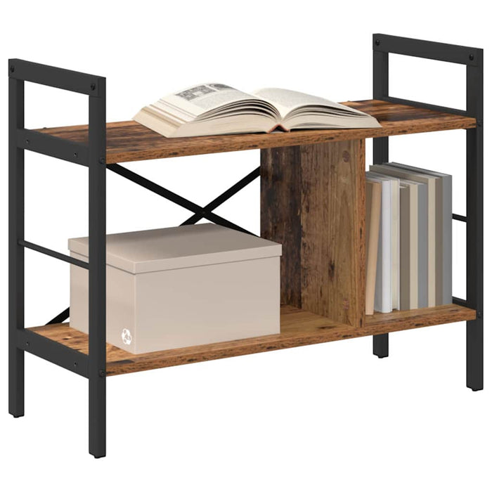 Raft pentru cărți Lemn Vechi 75 x 30 x 58,5 cm Lemn compozit - WALTI WALTI