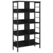 Raft pentru cărți Stejar Negru 82 x 32 x 144,5 cm Lemn compozit - WALTI WALTI