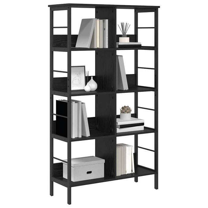 Raft pentru cărți Stejar Negru 82 x 32 x 144,5 cm Lemn compozit - WALTI WALTI