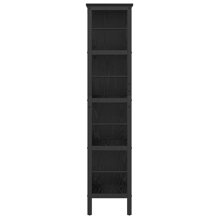 Raft pentru cărți Stejar Negru 82 x 32 x 144,5 cm Lemn compozit - WALTI WALTI