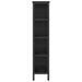 Raft pentru cărți Stejar Negru 82 x 32 x 144,5 cm Lemn compozit - WALTI WALTI