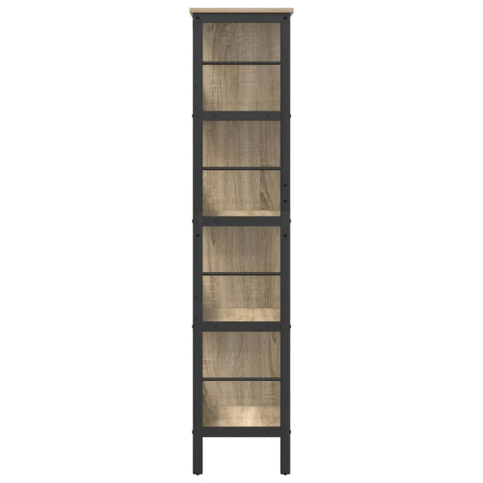 Raft pentru cărți Stejar Sonoma 82 x 32 x 144,5 cm - WALTI WALTI