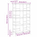 Raft pentru cărți Gri Sonoma 82 x 32 x 144,5 cm Lemn compozit - WALTI WALTI