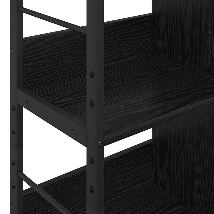 Raft pentru cărți Stejar Negru 82 x 32 x 112 cm Lemn compozit - WALTI WALTI