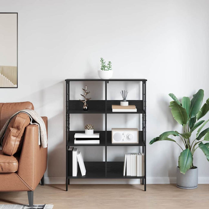 Raft pentru cărți Stejar Negru 82 x 32 x 112 cm Lemn compozit - WALTI WALTI