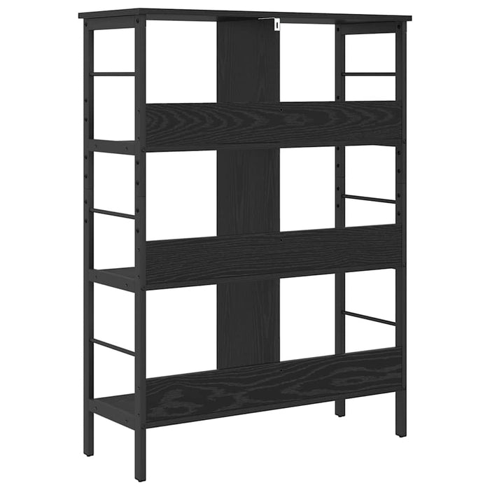 Raft pentru cărți Stejar Negru 82 x 32 x 112 cm Lemn compozit - WALTI WALTI