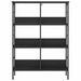 Raft pentru cărți Stejar Negru 82 x 32 x 112 cm Lemn compozit - WALTI WALTI