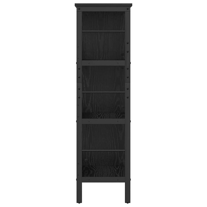 Raft pentru cărți Stejar Negru 82 x 32 x 112 cm Lemn compozit - WALTI WALTI