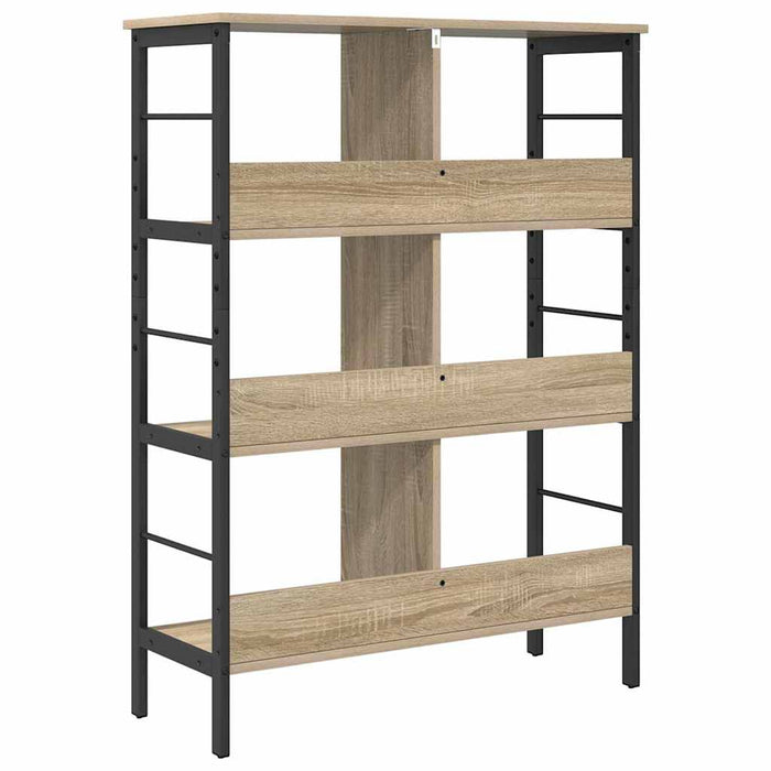 Raft pentru cărți Stejar Sonoma 82 x 32 x 112 cm Lemn compozit - WALTI WALTI