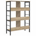 Raft pentru cărți Stejar Sonoma 82 x 32 x 112 cm Lemn compozit - WALTI WALTI