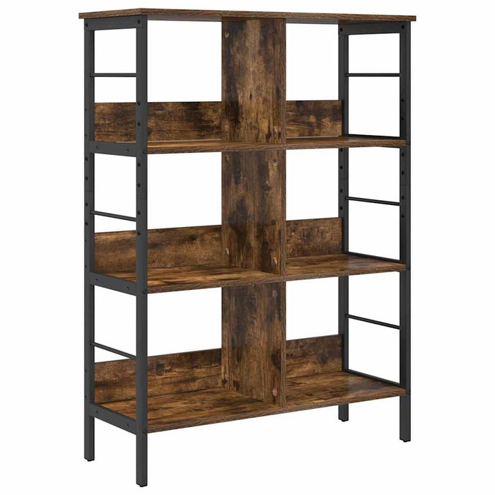 Raft pentru cărți Stejar fumuriu 82 x 32 x 112 cm Lemn compozit - WALTI WALTI