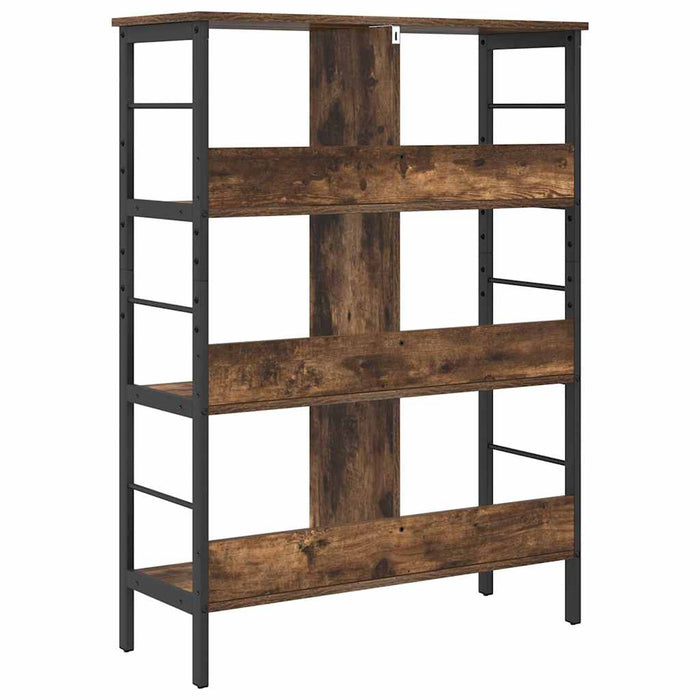 Raft pentru cărți Stejar fumuriu 82 x 32 x 112 cm Lemn compozit - WALTI WALTI