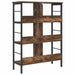Raft pentru cărți Stejar fumuriu 82 x 32 x 112 cm Lemn compozit - WALTI WALTI