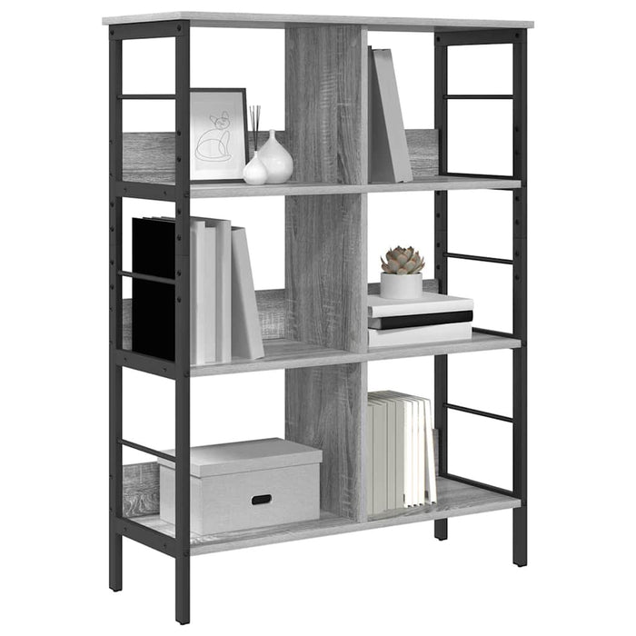 Raft pentru cărți Gri Sonoma 82 x 32 x 112 cm Lemn compozit - WALTI WALTI