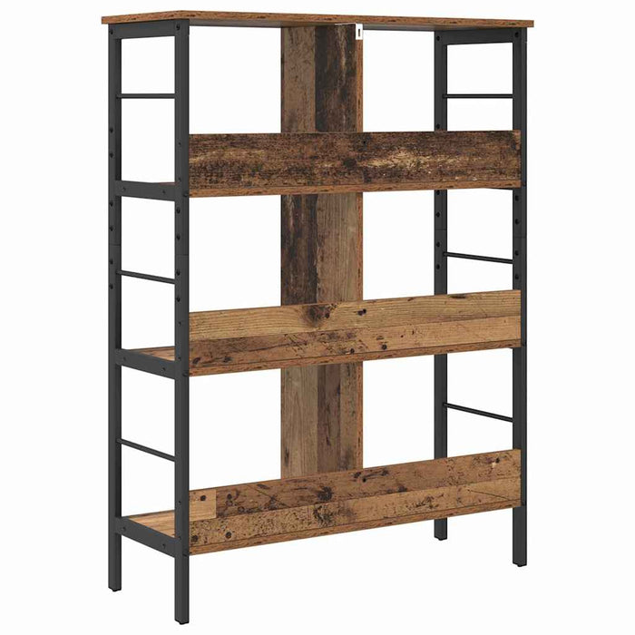 Raft pentru cărți Lemn Vechi 82 x 32 x 112 cm Lemn compozit - WALTI WALTI
