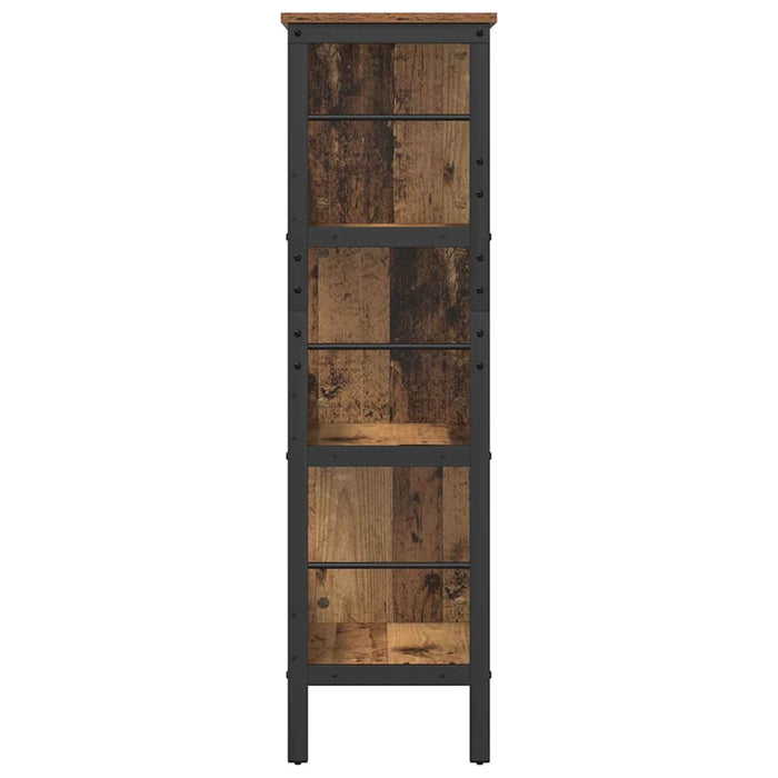 Raft pentru cărți Lemn Vechi 82 x 32 x 112 cm Lemn compozit - WALTI WALTI