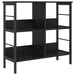 Raft pentru cărți Stejar Negru 82 x 32 x 79 cm Lemn compozit - WALTI WALTI