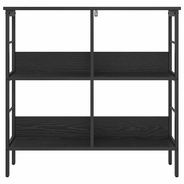 Raft pentru cărți Stejar Negru 82 x 32 x 79 cm Lemn compozit - WALTI WALTI