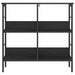 Raft pentru cărți Stejar Negru 82 x 32 x 79 cm Lemn compozit - WALTI WALTI