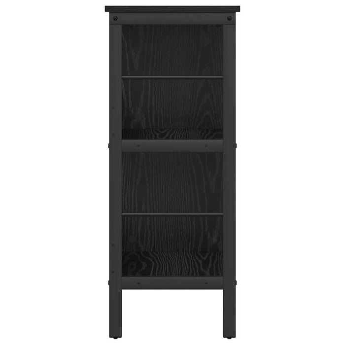 Raft pentru cărți Stejar Negru 82 x 32 x 79 cm Lemn compozit - WALTI WALTI