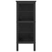 Raft pentru cărți Stejar Negru 82 x 32 x 79 cm Lemn compozit - WALTI WALTI