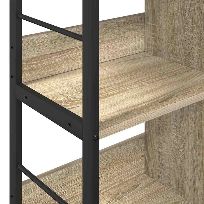 Raft pentru cărți Stejar Sonoma 82 x 32 x 79 cm Lemn compozit - WALTI WALTI