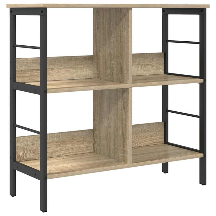 Raft pentru cărți Stejar Sonoma 82 x 32 x 79 cm Lemn compozit - WALTI WALTI