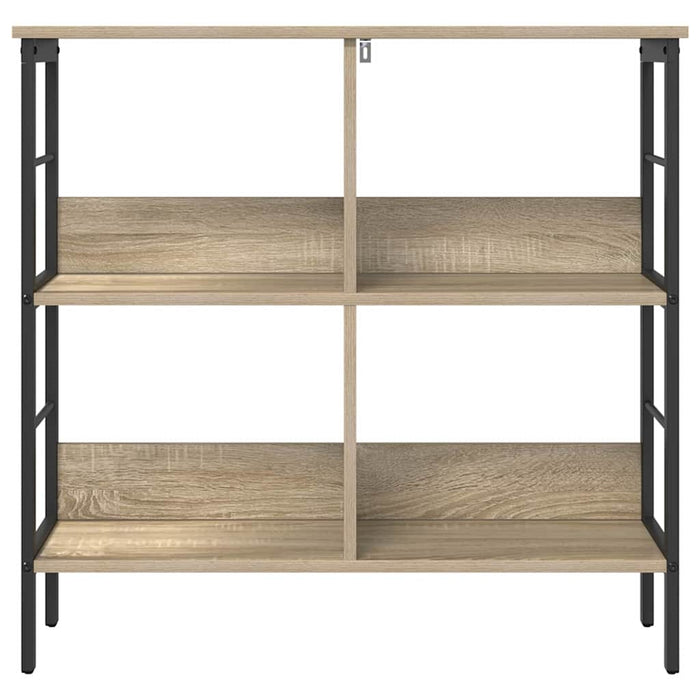 Raft pentru cărți Stejar Sonoma 82 x 32 x 79 cm Lemn compozit - WALTI WALTI