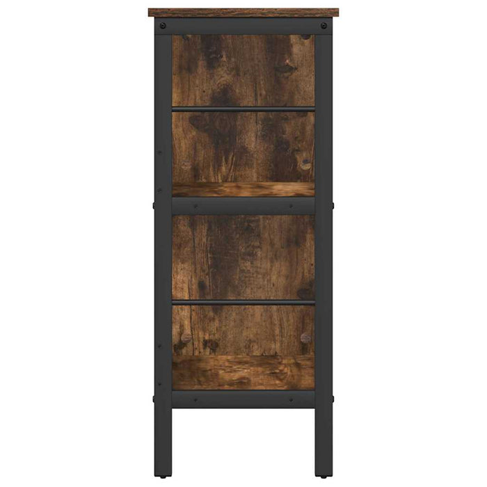 Raft pentru cărți Stejar fumuriu 82 x 32 x 79 cm Lemn compozit - WALTI WALTI