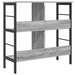 Raft pentru cărți Gri Sonoma 82 x 32 x 79 cm Lemn compozit - WALTI WALTI