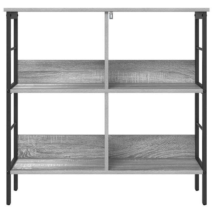 Raft pentru cărți Gri Sonoma 82 x 32 x 79 cm Lemn compozit - WALTI WALTI