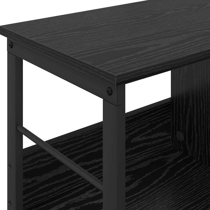 Raft pentru cărți Stejar Negru 82 x 32 x 47 cm Lemn compozit - WALTI WALTI