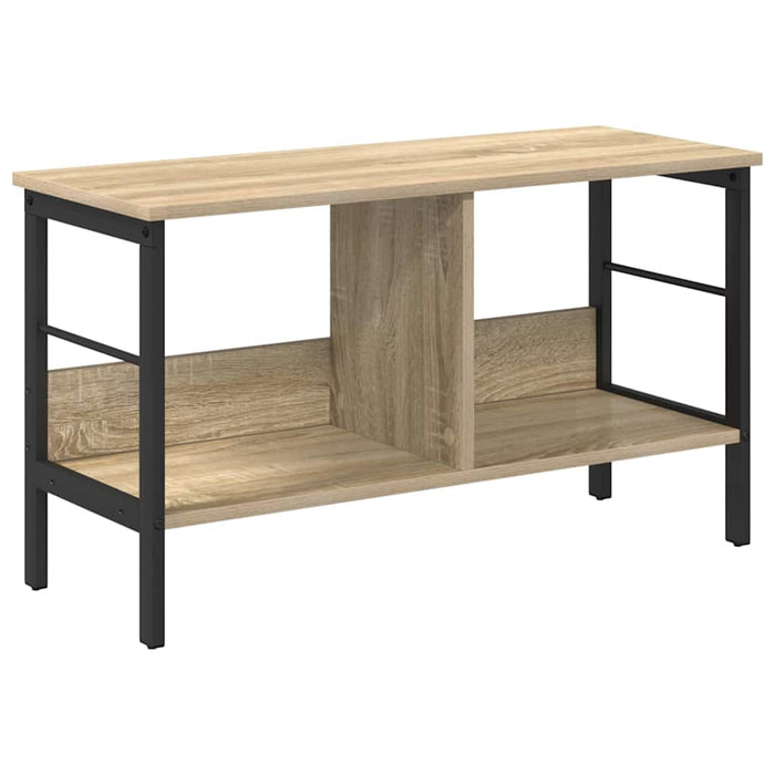 Raft pentru cărți Stejar Sonoma 82 x 32 x 47 cm Lemn compozit - WALTI WALTI