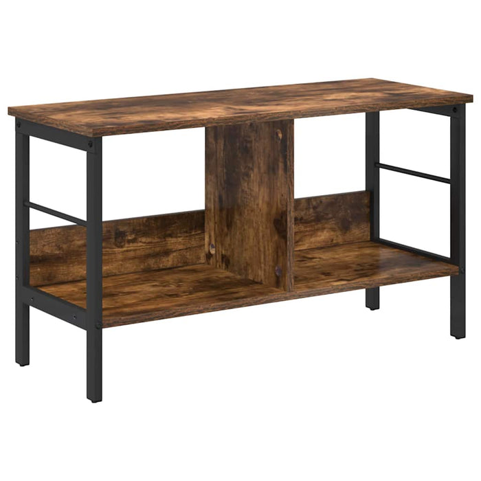 Raft pentru cărți Stejar fumuriu 82 x 32 x 47 cm Lemn compozit - WALTI WALTI