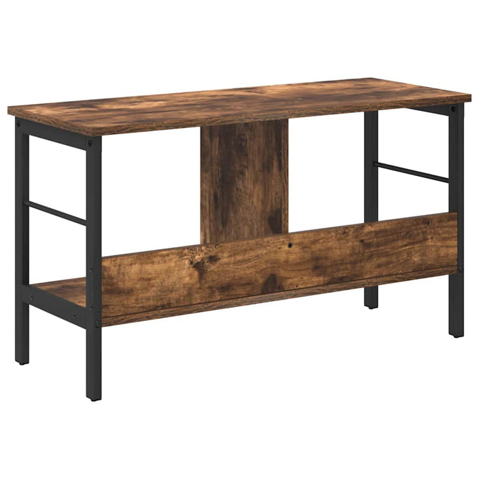Raft pentru cărți Stejar fumuriu 82 x 32 x 47 cm Lemn compozit - WALTI WALTI