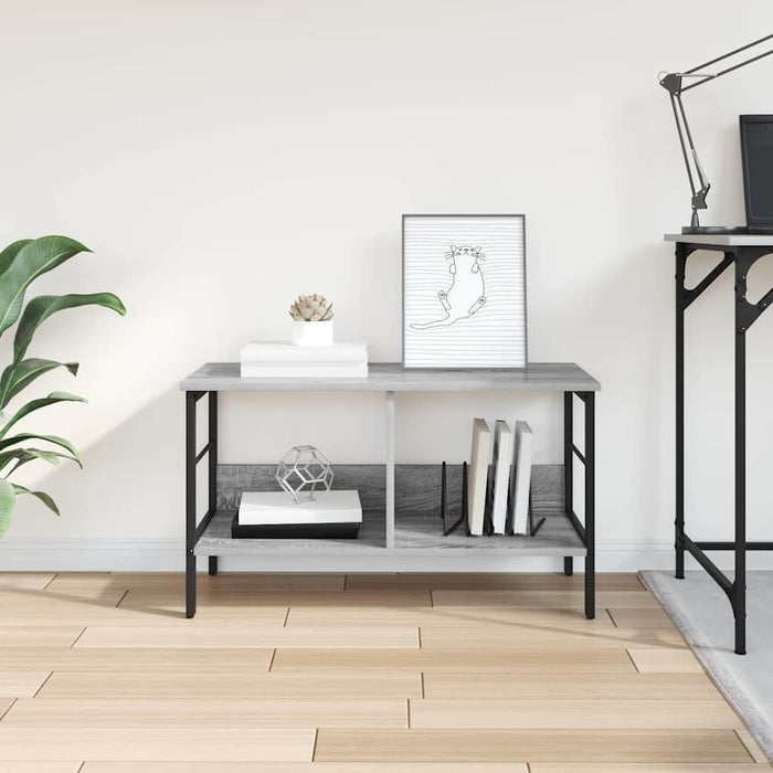Raft pentru cărți Gri Sonoma 82 x 32 x 47 cm Lemn compozit - WALTI WALTI