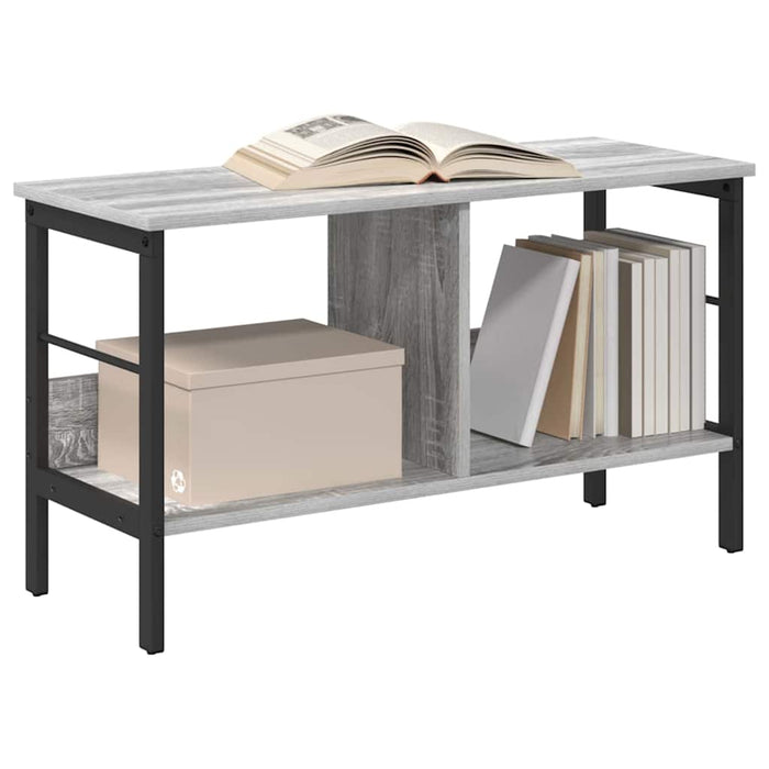 Raft pentru cărți Gri Sonoma 82 x 32 x 47 cm Lemn compozit - WALTI WALTI
