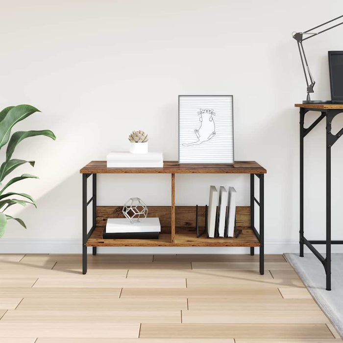 Raft pentru cărți Lemn Vechi 82 x 32 x 47 cm Lemn compozit - WALTI WALTI