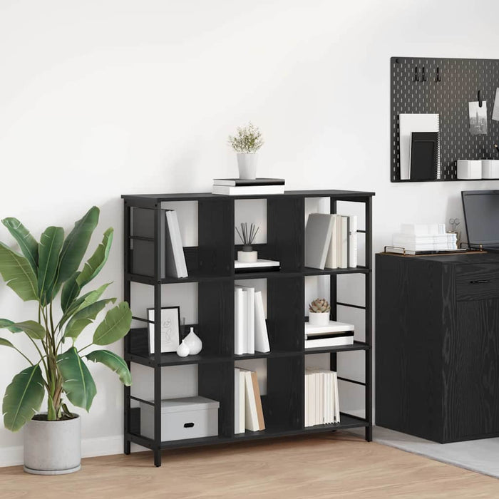 Raft pentru cărți Stejar Negru 102 x 32 x 104,5 cm - WALTI WALTI