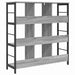 Raft pentru cărți Gri Sonoma 102 x 32 x 104,5 cm Lemn compozit - WALTI WALTI