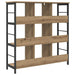Raft pentru cărți Stejar Artizanal 102 x 32 x 104,5 cm - WALTI WALTI