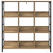 Raft pentru cărți Stejar Artizanal 102 x 32 x 104,5 cm - WALTI WALTI