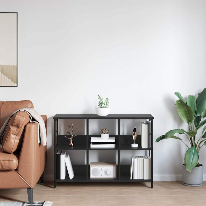 Raft pentru cărți Stejar Negru 102 x 32 x 72,5 cm Lemn compozit - WALTI WALTI
