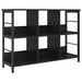 Raft pentru cărți Stejar Negru 102 x 32 x 72,5 cm Lemn compozit - WALTI WALTI