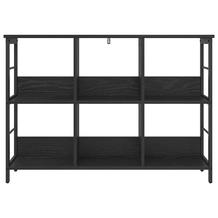 Raft pentru cărți Stejar Negru 102 x 32 x 72,5 cm Lemn compozit - WALTI WALTI