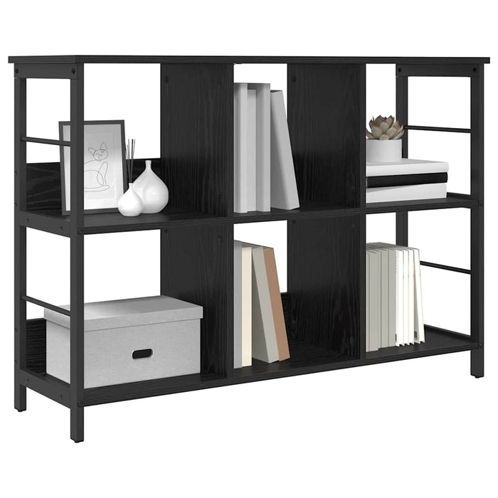 Raft pentru cărți Stejar Negru 102 x 32 x 72,5 cm Lemn compozit - WALTI WALTI