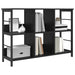 Raft pentru cărți Stejar Negru 102 x 32 x 72,5 cm Lemn compozit - WALTI WALTI