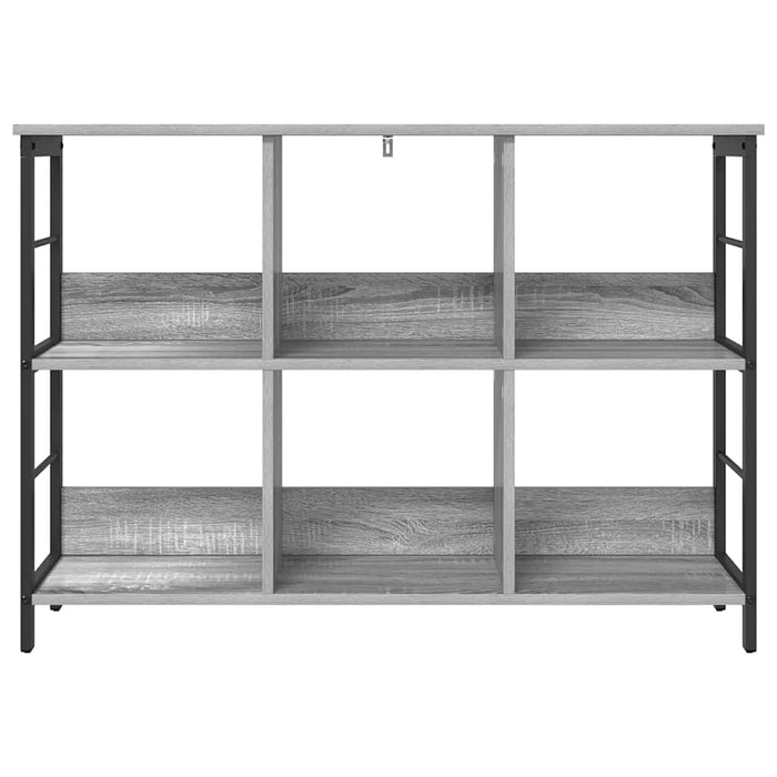 Raft pentru cărți Gri Sonoma 102 x 32 x 72,5 cm Lemn compozit - WALTI WALTI
