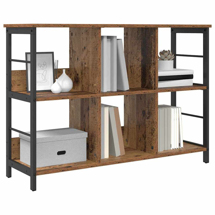 Raft pentru cărți Lemn Vechi 102 x 32 x 72,5 cm Lemn compozit - WALTI WALTI