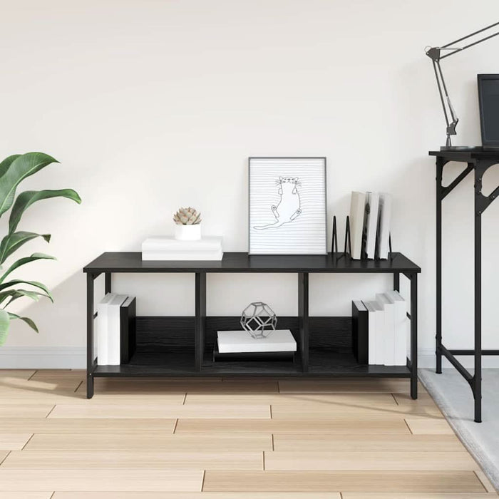 Raft pentru cărți Stejar Negru 102 x 32 x 40,5 cm Lemn compozit - WALTI WALTI
